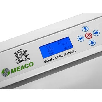 Πίνακας ελέγχου αφυγραντήρα Meaco DD8L Zambezi με κουμπιά λειτουργιών