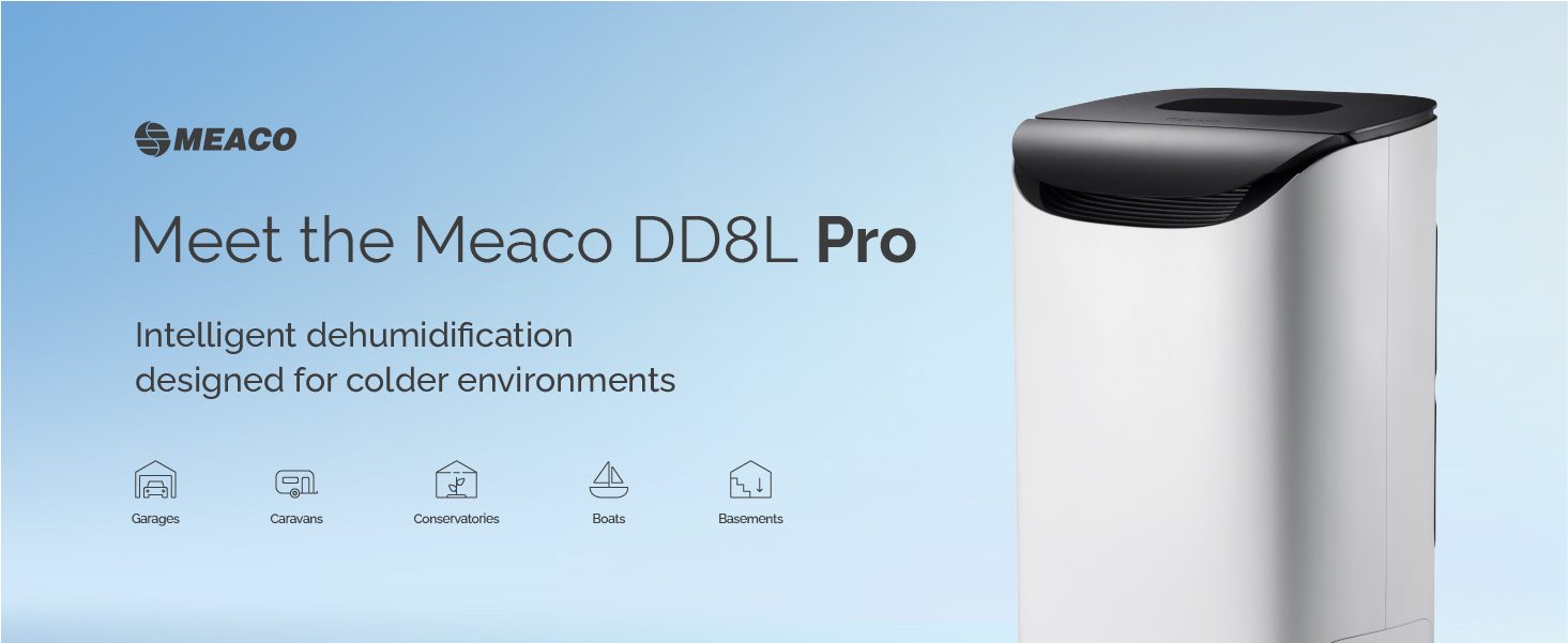 Αφυγραντήρας Desiccant Meaco DD8L Pro με ζεόλιθο