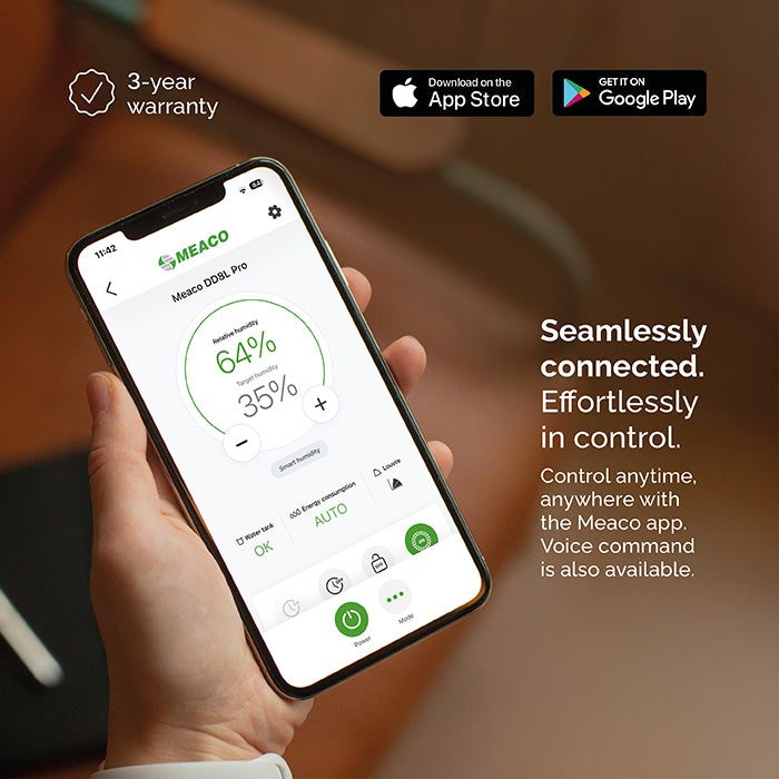 Meaco DD8L Pro εφαρμογή Meaco App