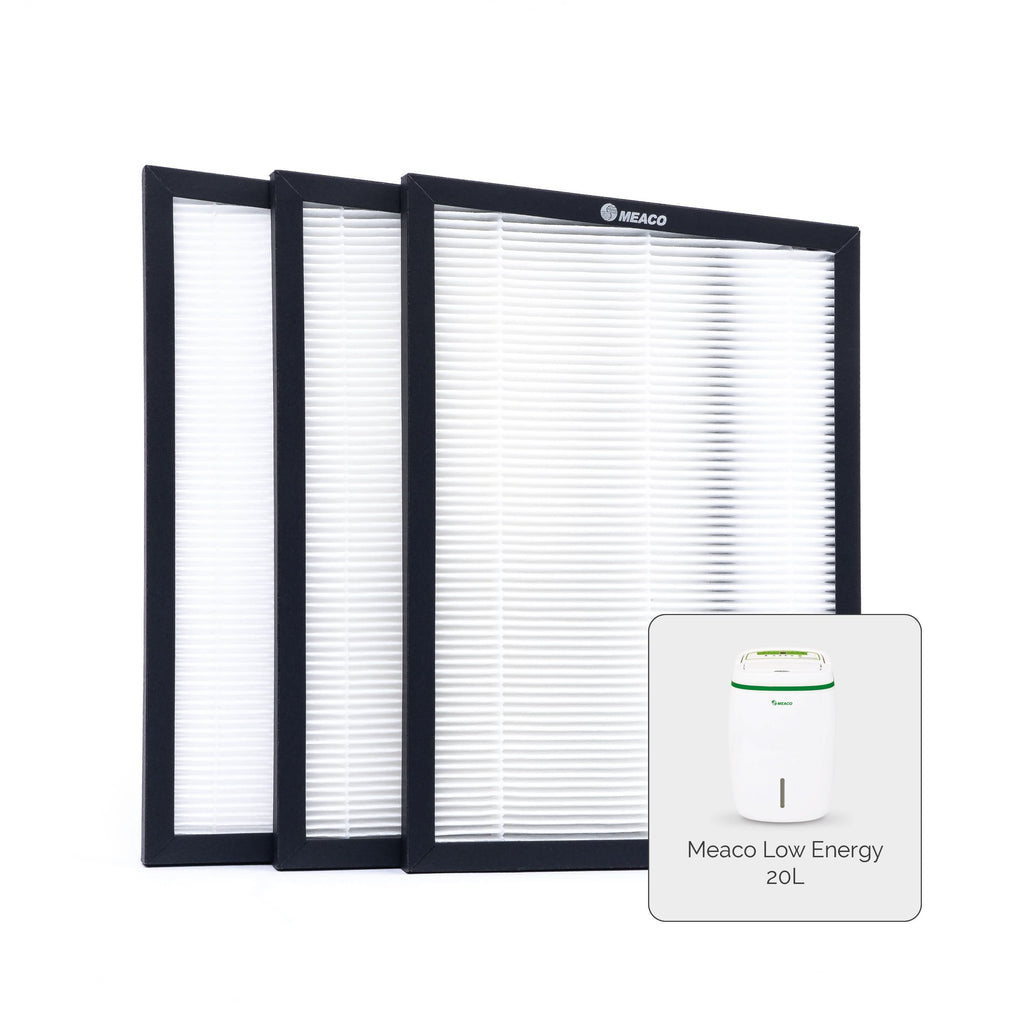 Ανταλλακτικό φίλτρο HEPA Meaco 20L Low Energy - πακέτο 3 τεμαχίων
