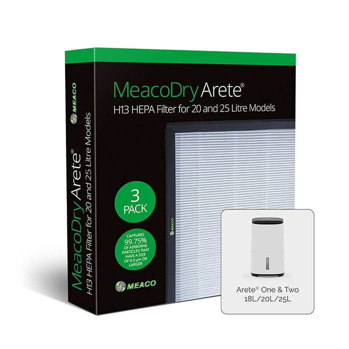 Φίλτρο HEPA H13 ιατρικής ποιότητας Meaco Arete 20L 25L